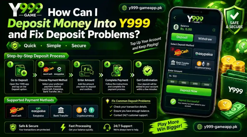 Y999 Game Deposit